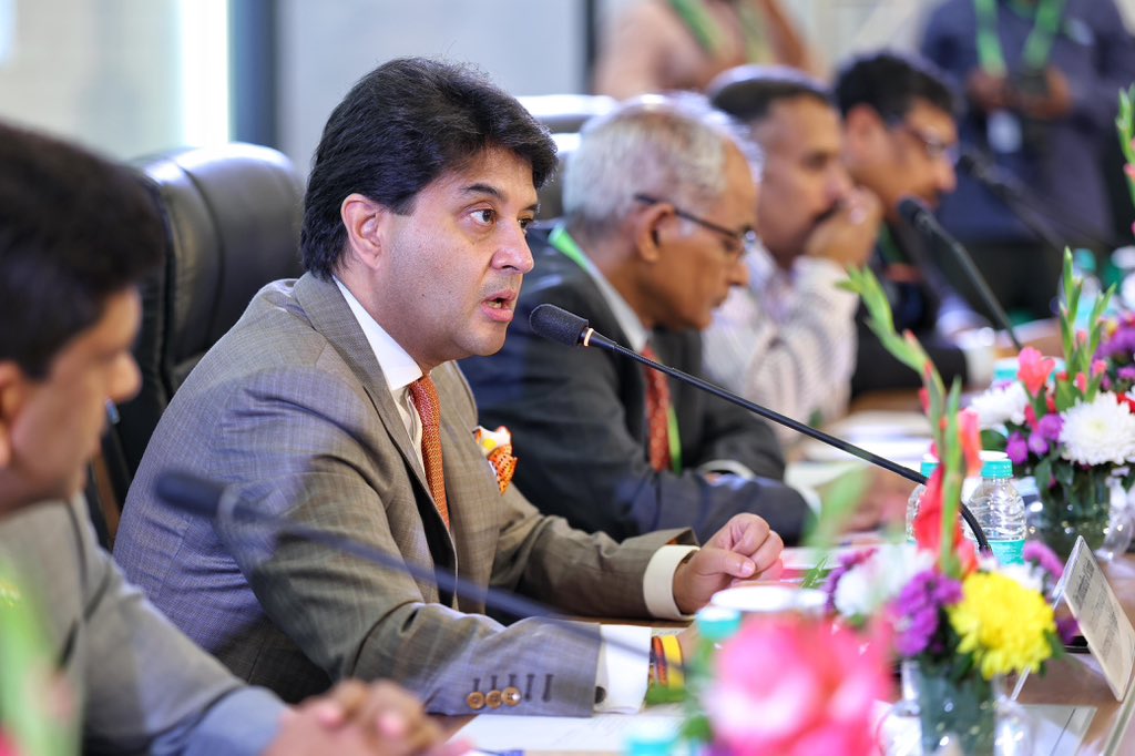 Jyotiraditya M. Scindia Chaired the IMC-25 Meeting